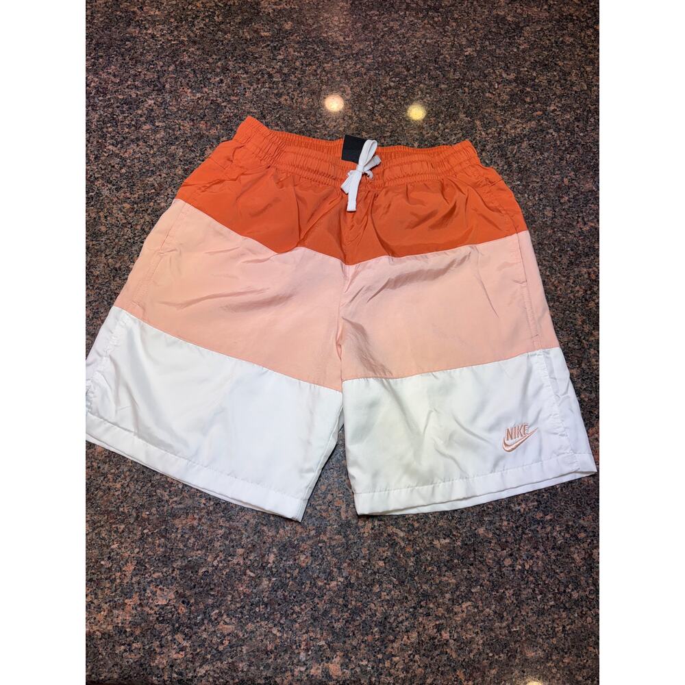 Nike Men's City Edition Shorts Orange/Pink/White Size S NWOT